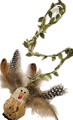 Croci - Jouet LEAVES à Suspendre Catnip en Liège pour Chats - 7cm