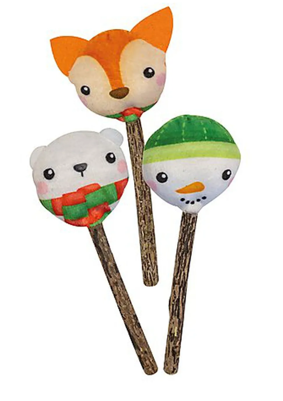 Croci - Jouet Noël Silverine Renard pour Chat - 15cm