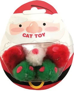 Croci - Jouet Souris CAT TOY XMAS MICE pour Chats - x5