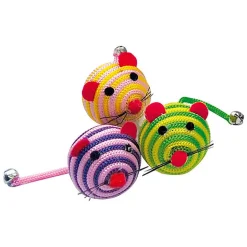 Croci - Jouet Souris Rayure pour Chats - 5cm