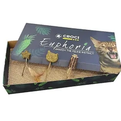 Croci - Kit Griffoir + Jeu pour Chats - 47x24x10cm