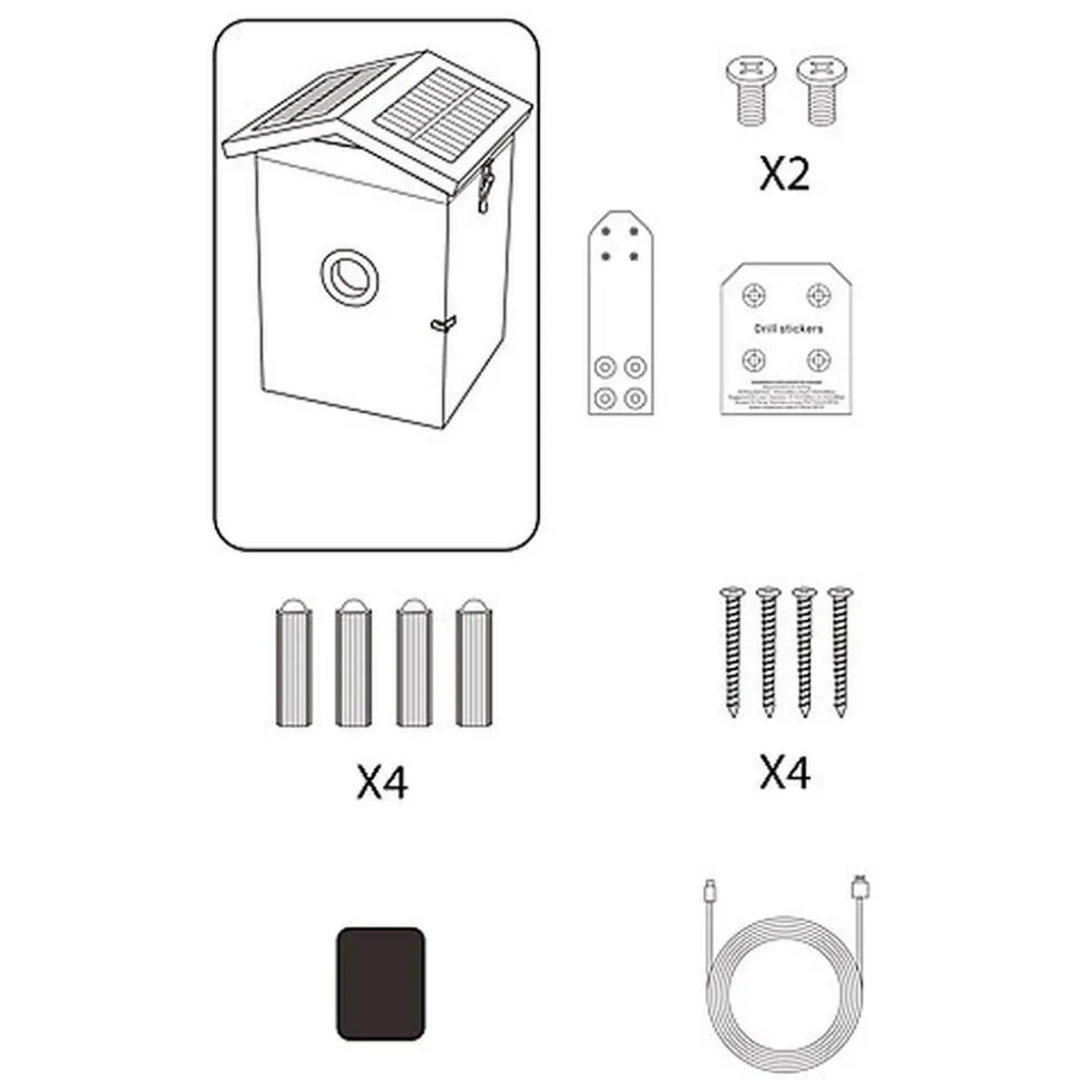 Croci - Nichoir Intelligent Wi Fi pour Oiseaux