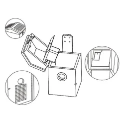 Croci - Nichoir Intelligent Wi Fi pour Oiseaux