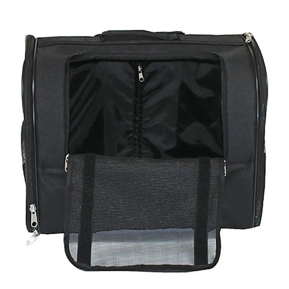 Croci - Sac de Transport Trolley Jolie Noir pour Chiens et Chats - 44x28x33cm