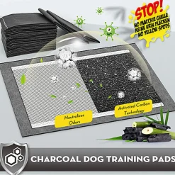 Croci - Tapis Hygiénique Super NAPPY GIANT Charbon Actif x25 - 71x112cm