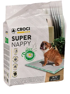 Croci - Tapis Hygénique Super Nappy Daisy pour Chiots - 84x57cm