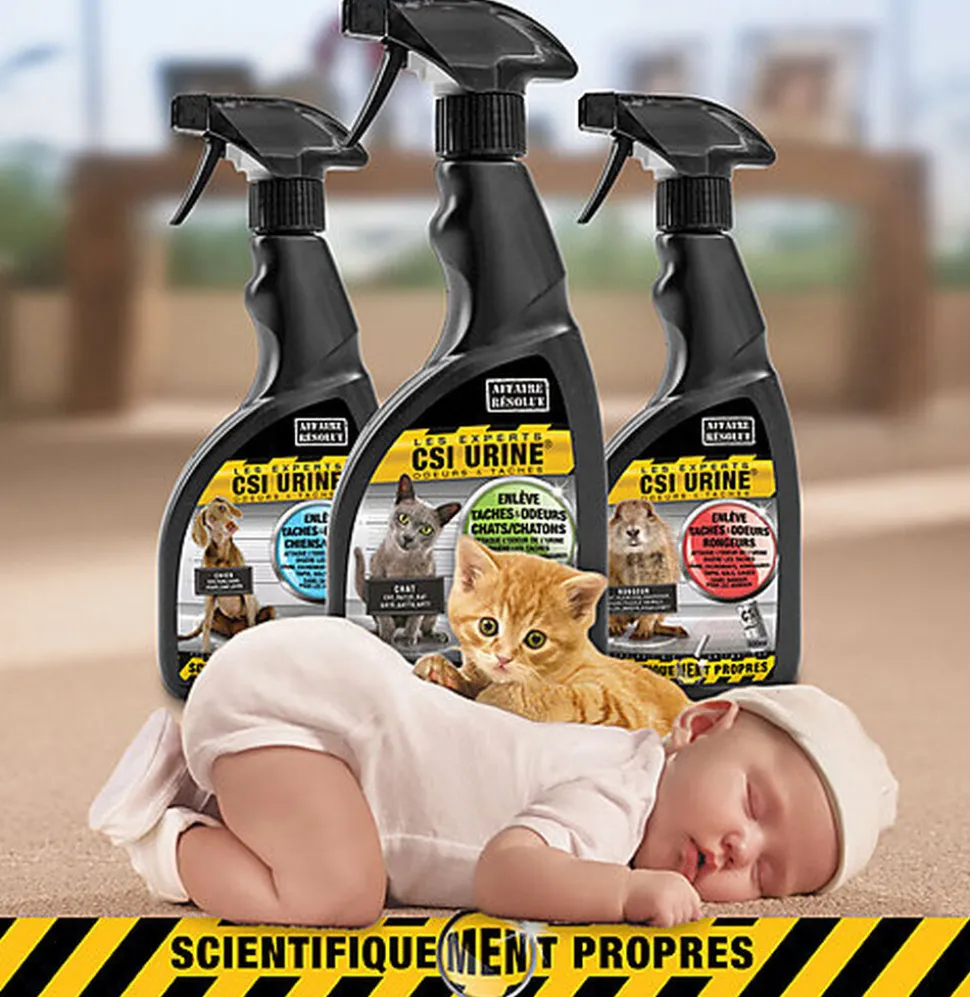 CSI Urine - Nettoyant Enzymatique pour Chat - 500ml