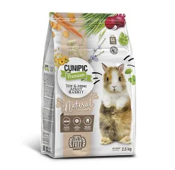 Cunipic - Aliment Toy & Mini Adult Rabbit Natural pour Lapins - 2,5Kg