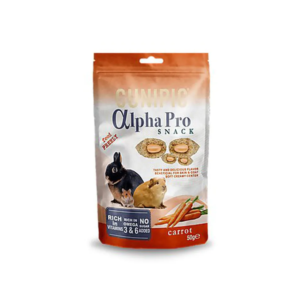 Cunipic - Friandises Alpha Pro à la Carotte - 50g