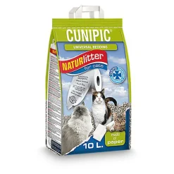 Cunipic - Litière en Papier Naturlitter pour Chats -10L