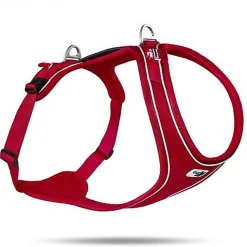 Curli - Harnais Belka Confort Rouge pour Chiens