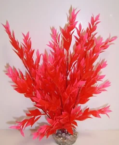 Décoration Plante en Plastique Buisson - Rose