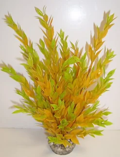 Décoration Plante en Plastique Buisson - Jaune