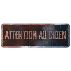 D&D - Panneau d'avertissement General 2 Français - 40x13x03cm Multicolore