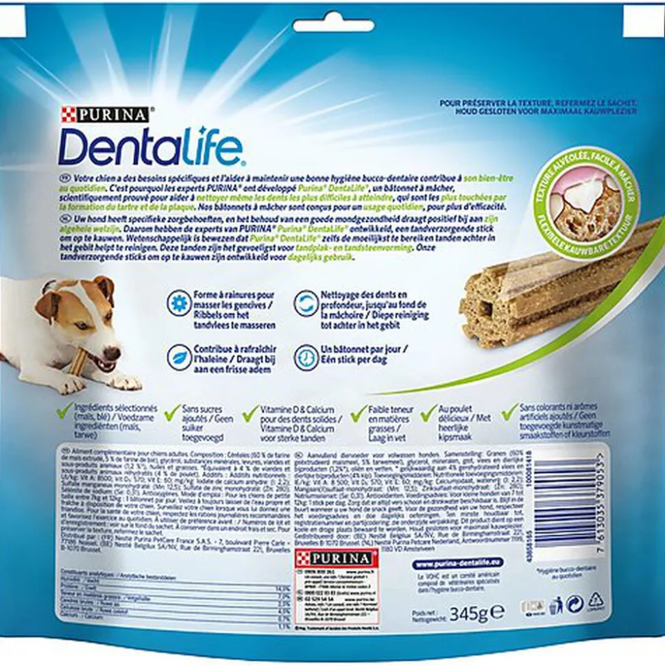 Dentalife - Bâtonnets à Mâcher Mini pour Chien
