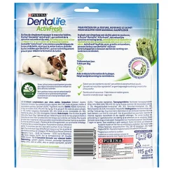 DENTALIFE - Friandises à mâcher ACTIVFRESH bucco-dentaire pour Petits Chiens - 115g