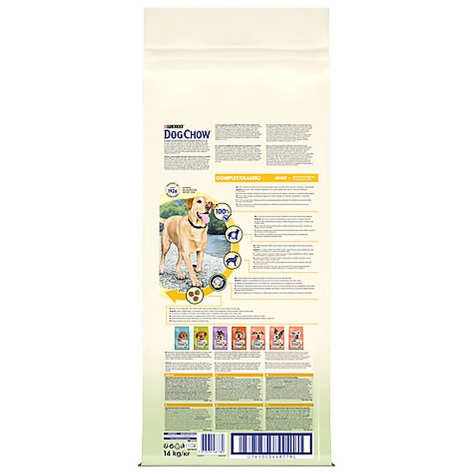 Dog Chow - Croquettes Complet au Poulet pour Chien - 14Kg