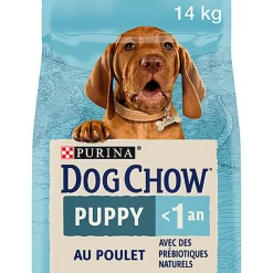 Dog Chow - Croquettes Puppy au Poulet pour Chiot - 14Kg