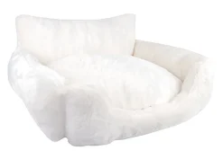 Dog's Fashion - Canapé Solly Blanc pour Chien - 50x40x25cm