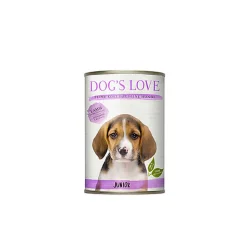 Dog's Love - Boîte Menu Complet 100% Naturel à l'Agneau pour Chiot