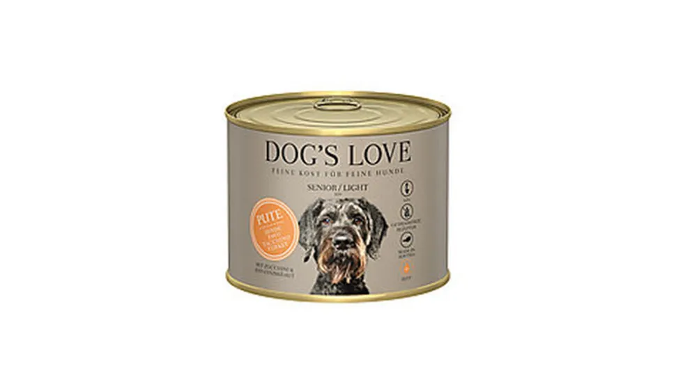 Dog's Love - Pâtée Senior Dinde Light pour Chiens - 200g