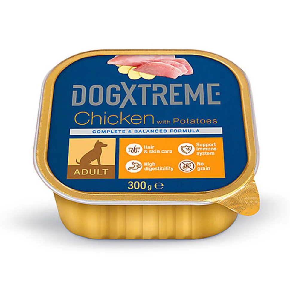 DogXtreme - Boîte au poulet pour Chien Adulte - 300g