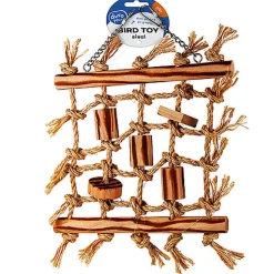Duvoplus - Filet d'Escalade en sisal pour Oiseaux - 36x26x4cm