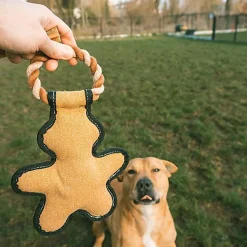 Duvoplus - Jouet Canvas bonhomme en pain d'épice Multicolore - 17 x 28 x 55 cm