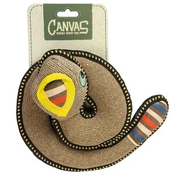 Duvoplus - Jouet Canvas Ornithorynque Brun pour Chiens - 34x21x6cm