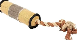 Duvoplus - Jouet Canvas rouleau à mordiller Multicolore - 55 x 55 x 40 cm