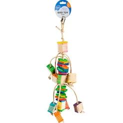 Duvoplus - Jouet Groovy Cluster en Bois avec Corde en Papier