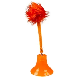 Duvoplus - Jouet Wobble à Ventouse pour Chat Orange