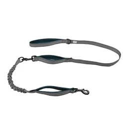 Duvoplus - Laisse Classic Ultimate Fit 2in1 Bleu Pétrol pour Chiens