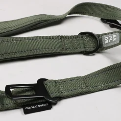 Duvoplus - Laisse Classic Ultimate Fit On-The-Road Vert pour Chiens