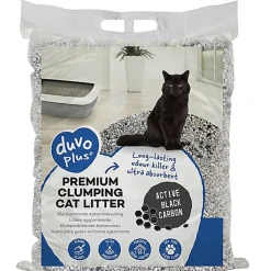 Duvoplus - Litière Premium Active Black Carbon pour Chats - 12kg