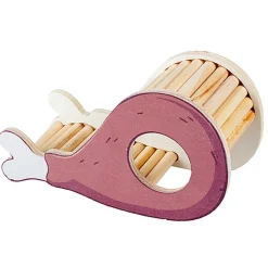 Duvoplus - Maison de Jeux en Bois Pilon Poulet - 20x7,8x10,5cm