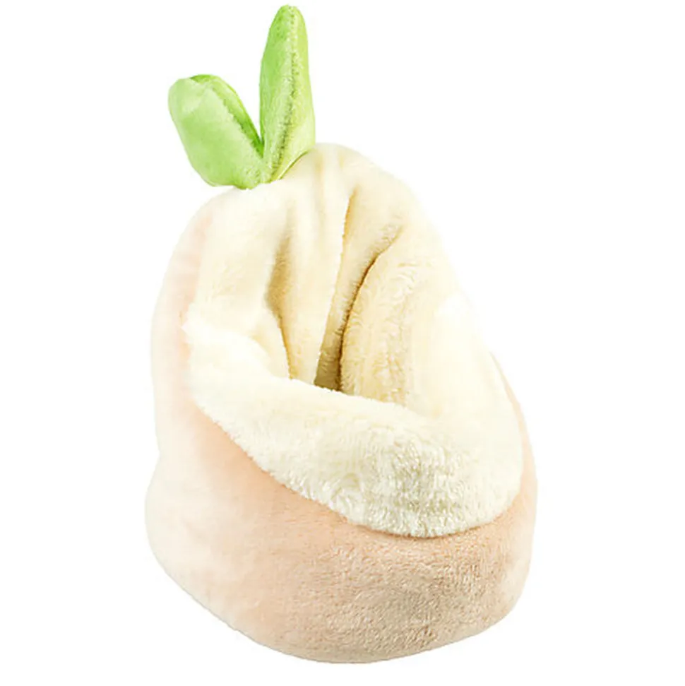 Duvoplus - Maison en Tronc d'Arbre en Peluche - 9x9x10cm