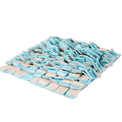 Duvoplus - Tapis à Renifler Bleu/Gris pour Chiens et Chats - 35x335cm