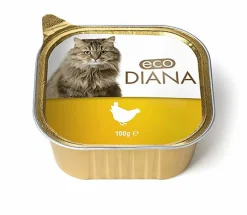 Eco Diana - Pâté en Barquette au Poulet pour Chat - 100g