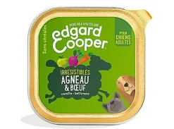 Edgard & Cooper - Barquette à l'Agneau et au Boeuf pour Chien