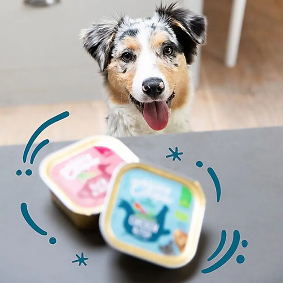 Edgard & Cooper - Barquette BIO au Poulet et Poisson pour Chiot - 100g