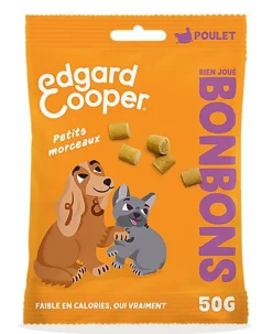 Edgard & Cooper - Bonbons Adulte Poulet pour Chiens - 50g