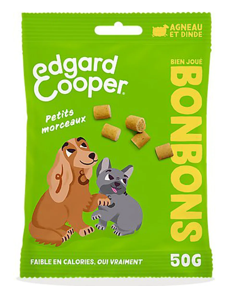 Edgard & Cooper - Bonbons Adulte Agneau & Poulet - 50g