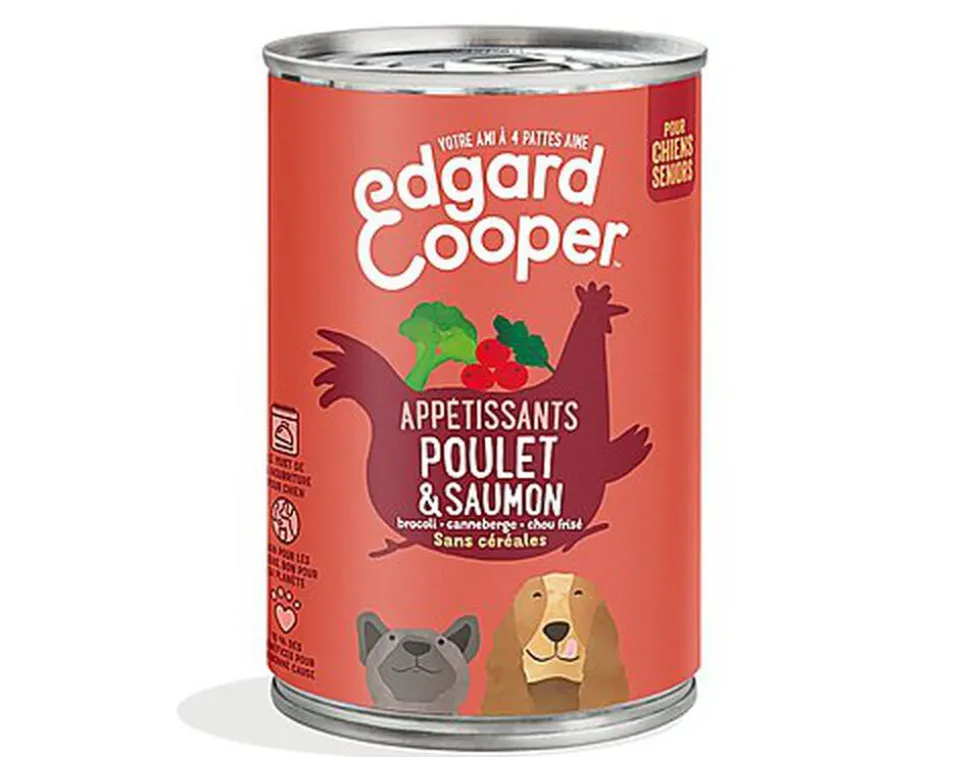 Edgard & Cooper - Boîte au Poulet et Saumon pour Chien - 400g