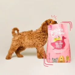 Edgard & Cooper - Croquettes Naturelles sans Céréales Canard et Poulet frais pour Chiot - 12Kg