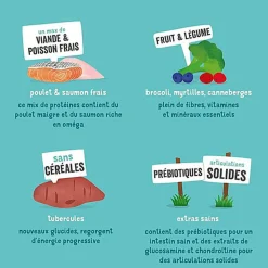 Edgard & Cooper - Croquettes au Poulet et Saumon pour Chien - 2,5Kg