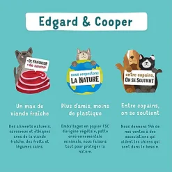Edgard & Cooper - Croquettes au Saumon pour Chat Adulte