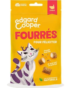 Edgard & Cooper - Friandises Fourrés A la Dinde Pour Chat - 60g