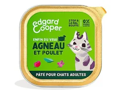 Edgard & Cooper - Pâtée à l'Agneau et Poulet pour Chat - 85g