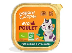 Edgard & Cooper - Pâtée BIO au Poulet pour Chat - 85g